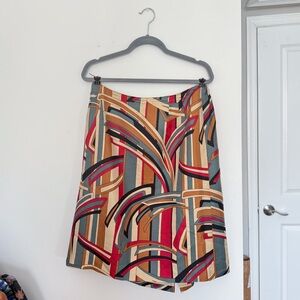 Talbots Multicolor Skirt